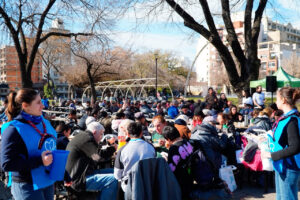 Realizaron para asistir a personas en situación de calle